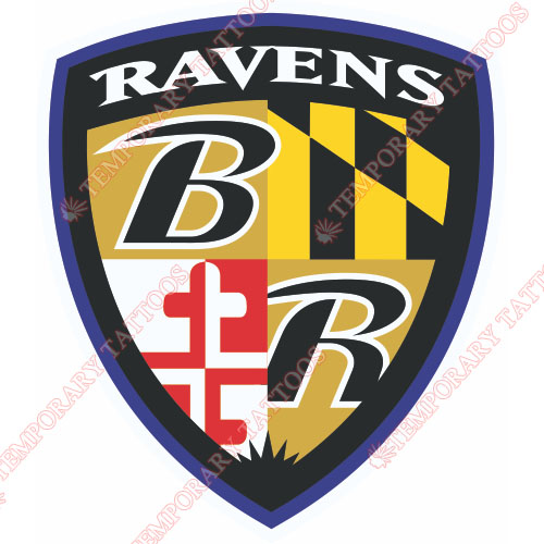 Baltimore Ravens Customize Temporary Tattoos Stickers NO.408